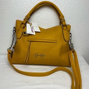 Jessica Simpson Ryanne Dandelion Satchel purse handbag two-way crossbody